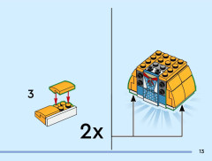 LEGO 40879 instructions page 13 – build guide