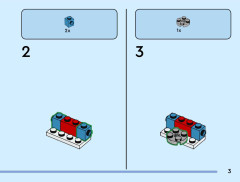 LEGO 40879 instructions page 3 – build guide