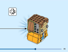 LEGO 40879 instructions page 35 – build guide