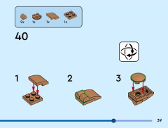 LEGO 40879 instructions page 39 – build guide