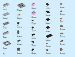 LEGO 40879 instructions page 50 – build guide