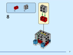 LEGO 40879 instructions page 7 – build guide
