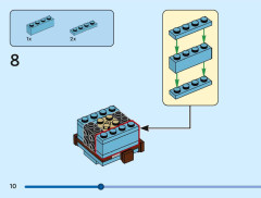 LEGO 40881 instructions page 10 – build guide