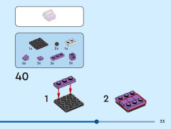 LEGO 40881 instructions page 33 – build guide