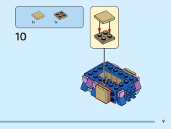 LEGO 40881 instructions page 9 – build guide
