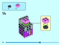 LEGO 40884 instructions page 16 – build guide