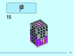 LEGO 40884 instructions page 17 – build guide