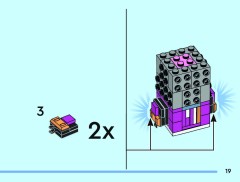 LEGO 40884 instructions page 19 – build guide