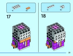 LEGO 40884 instructions page 21 – build guide