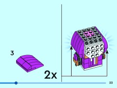 LEGO 40884 instructions page 23 – build guide