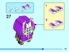 LEGO 40884 instructions page 33 – build guide