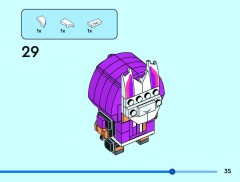 LEGO 40884 instructions page 35 – build guide