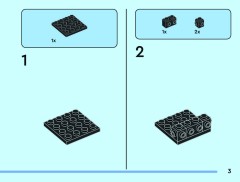 LEGO 40884 instructions page 3 – build guide
