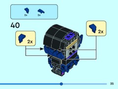 LEGO 40884 instructions page 35 – build guide
