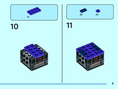 LEGO 40884 instructions page 9 – build guide