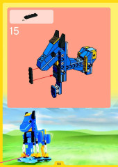 LEGO 4090 instructions page 64 – build guide