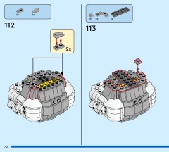 LEGO 40920 instructions page 70 – build guide