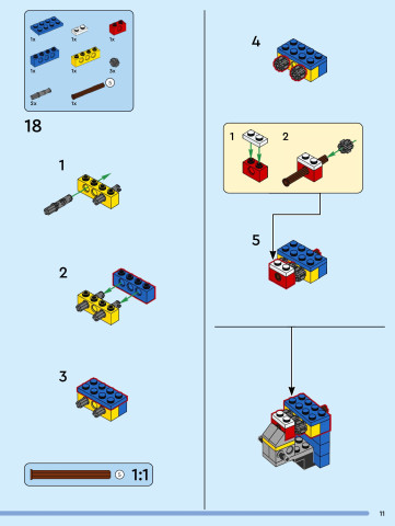 LEGO 40921 instructions page 11 – build guide