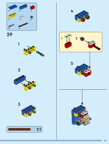 LEGO 40921 instructions page 15 – build guide