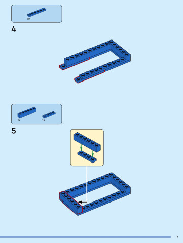 LEGO 40921 instructions page 7 – build guide