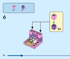LEGO 40922 instructions page 10 – build guide