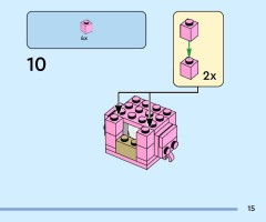 LEGO 40922 instructions page 15 – build guide