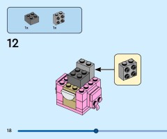 LEGO 40922 instructions page 18 – build guide