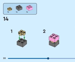 LEGO 40922 instructions page 20 – build guide
