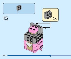 LEGO 40922 instructions page 22 – build guide