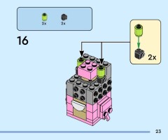 LEGO 40922 instructions page 23 – build guide