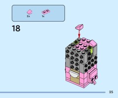LEGO 40922 instructions page 25 – build guide