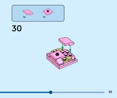 LEGO 40922 instructions page 39 – build guide