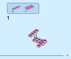 LEGO 40922 instructions page 5 – build guide