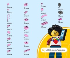 LEGO 40922 instructions page 55 – build guide