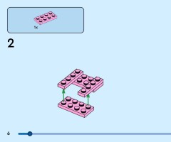 LEGO 40922 instructions page 6 – build guide