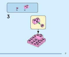 LEGO 40922 instructions page 7 – build guide