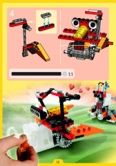 LEGO 4093 instructions page 12 – build guide