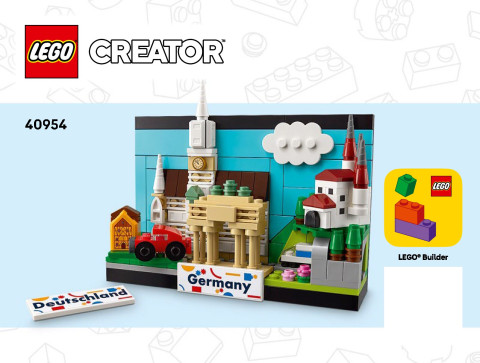 LEGO 40954 instructions page 1 – build guide