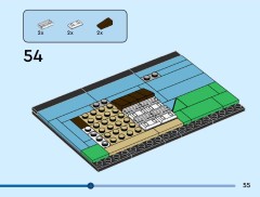 LEGO 40954 instructions page 55 – build guide