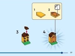 LEGO 40954 instructions page 77 – build guide