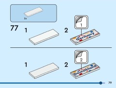 LEGO 40954 instructions page 79 – build guide