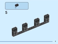 LEGO 40954 instructions page 9 – build guide