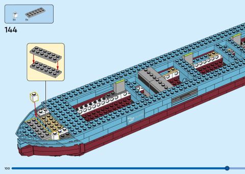LEGO 40955 instructions page 100 – build guide