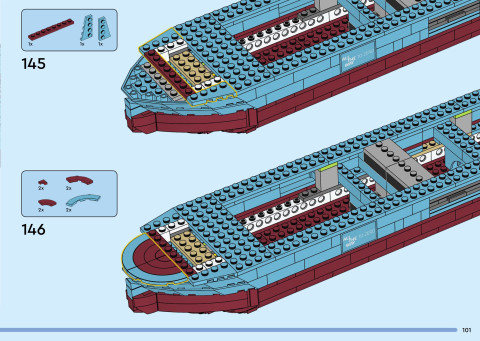 LEGO 40955 instructions page 101 – build guide