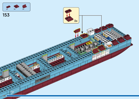 LEGO 40955 instructions page 108 – build guide