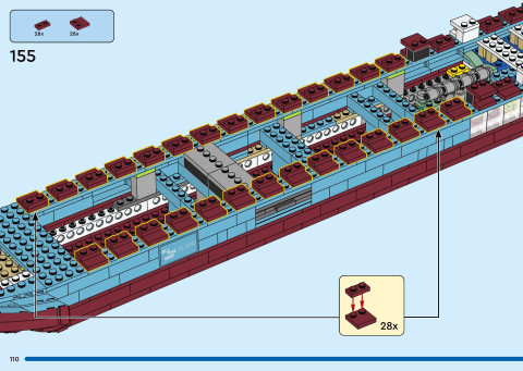 LEGO 40955 instructions page 110 – build guide