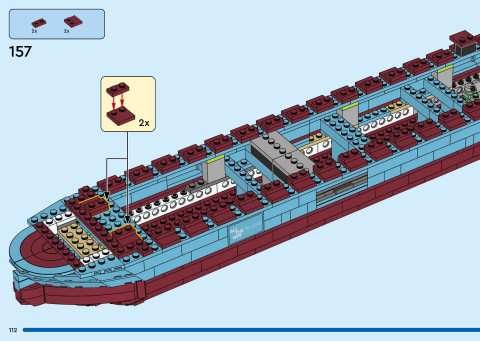 LEGO 40955 instructions page 112 – build guide