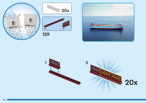 LEGO 40955 instructions page 114 – build guide