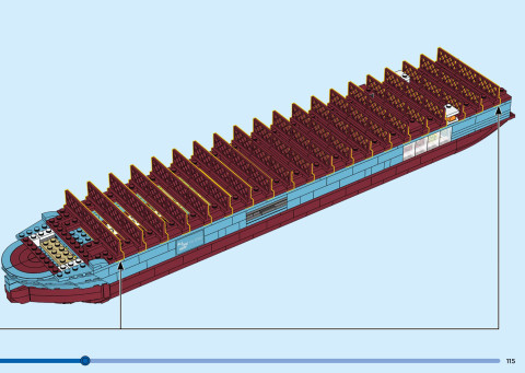 LEGO 40955 instructions page 115 – build guide