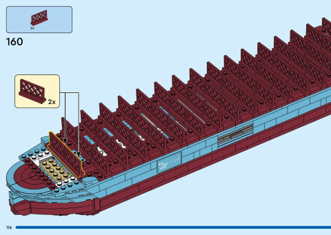 LEGO 40955 instructions page 116 – build guide